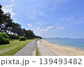 福岡市東区　志賀島の海岸風景　休暇村前の海岸　下馬ヶ浜海水浴場　 139493482