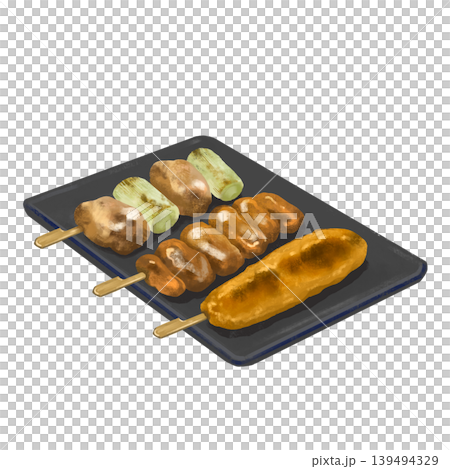 Illustration of yakitori 139494329