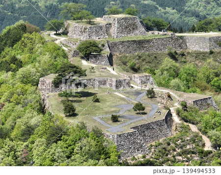 兵庫県　竹田城跡から見る風景 139494533