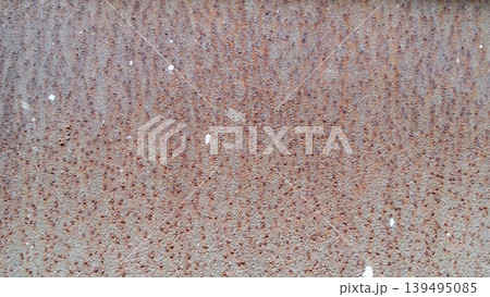 Rusty Metal Wall Texture Background with Industrial Surface Pattern Rusty Metal Wall Texture Background with Industrial Surface Pattern 139495085