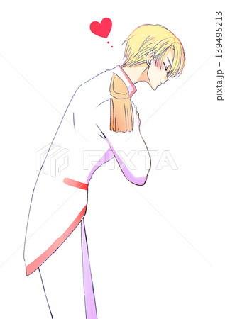 お辞儀する王子様　恋 139495213