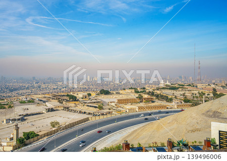 Panoramic View of Cairo from Mokattam Mountain Panoramic View of Cairo from Mokattam Mountain 139496006