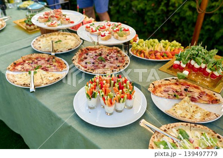 Summer garden buffet delights Summer garden buffet delights 139497779
