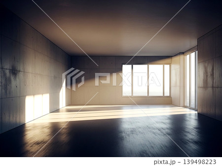 背景　殺風景の部屋 139498223