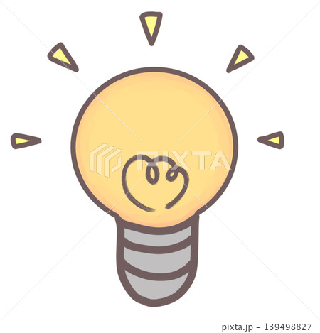 温かみのある電球 温かみのある電球 139498827