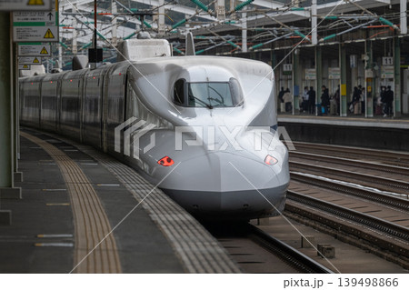 山陽新幹線 新山口駅にて 山陽新幹線 新山口駅にて 139498866