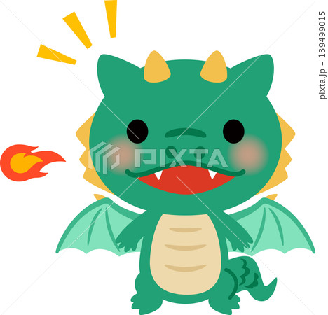 ドラゴンのかわいいキャラクター ドラゴンのかわいいキャラクター 139499015