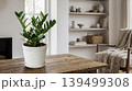 Modern home interior decor with plant 139499308