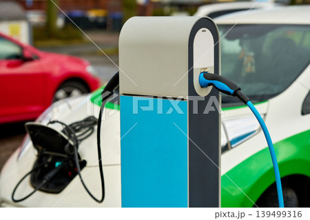 Electric charging station for cars 139499316