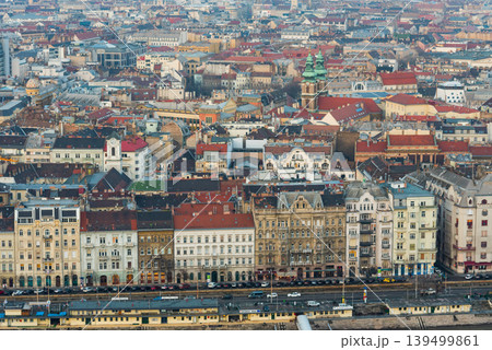 Exploring the majestic rooftops of Budapest during a winter excursion Exploring the majestic rooftops of Budapest during a winter excursion 139499861