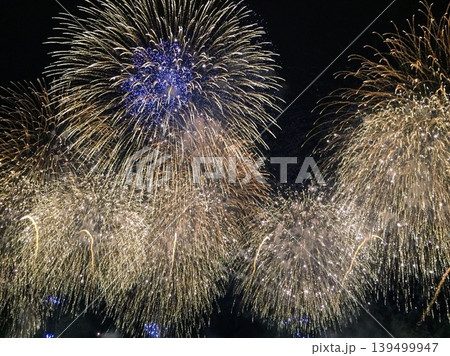 夜空に打ち上がる花火 139499947