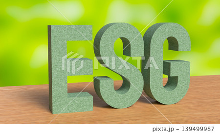 Sustainable ESG Business Strategy Concept 3d render. Sustainable ESG Business Strategy Concept 3d render. 139499987