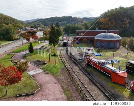 <鳥瞰>終着駅の風景 <鳥瞰>終着駅の風景 139500080