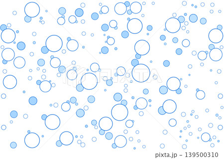 青い泡のイラスト素材 139500310