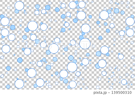 青い泡のイラスト素材 139500310