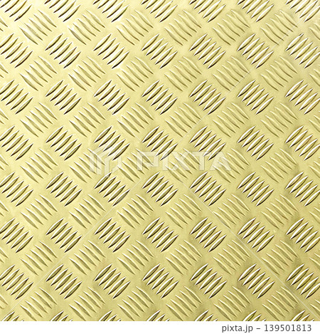 ゴールドの光沢のある金属の縞板の正方形の背景画像 ゴールドの光沢のある金属の縞板の正方形の背景画像 139501813