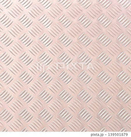 明るいペールピンクの光沢のある金属の縞板の正方形の背景画像 明るいペールピンクの光沢のある金属の縞板の正方形の背景画像 139501879