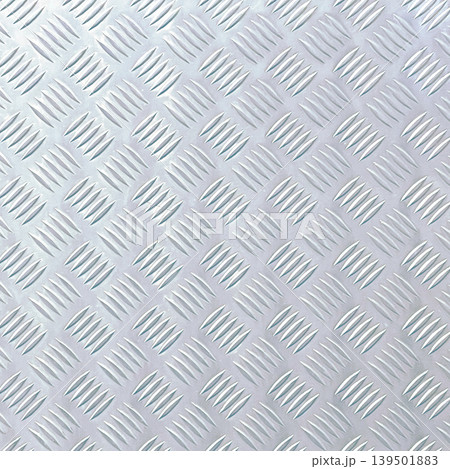 明るいブルーグレーの光沢のある金属の縞板の正方形の背景画像 明るいブルーグレーの光沢のある金属の縞板の正方形の背景画像 139501883