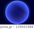 暗闇に浮かぶ青い球体のような背景素材 139501988