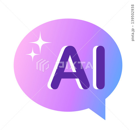 AIアイコン素材　お問い合わせ・連絡のアイコンイラスト 139502938