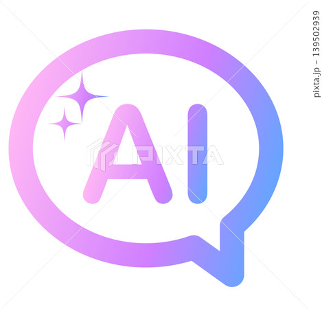 AIアイコン素材　お問い合わせ・連絡のアイコンイラスト 139502939