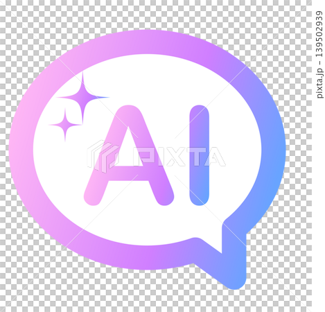AIアイコン素材　お問い合わせ・連絡のアイコンイラスト 139502939