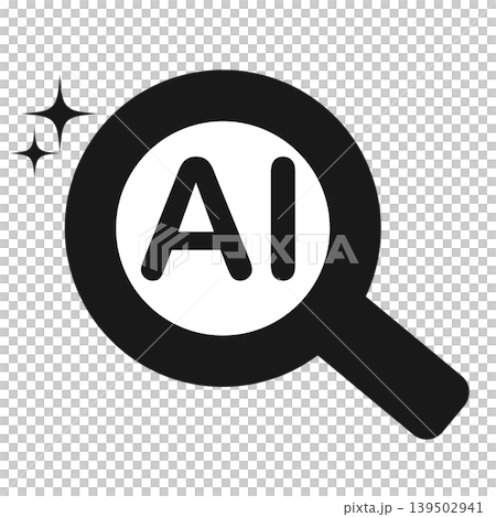 AIアイコン素材　検索のアイコンイラスト 139502941