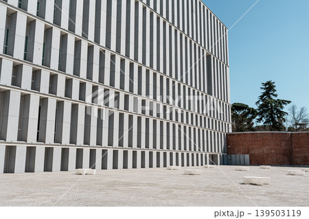Minimalist Facade of Galeria de las Colecciones Reales in Madrid Spain Minimalist Facade of Galeria de las Colecciones Reales in Madrid Spain 139503119