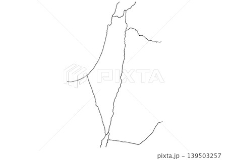 イスラエル　地図 139503257