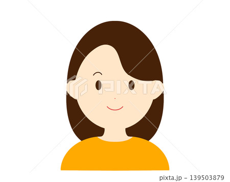 シンプルな女性のアイコン 139503879