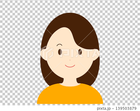 シンプルな女性のアイコン 139503879