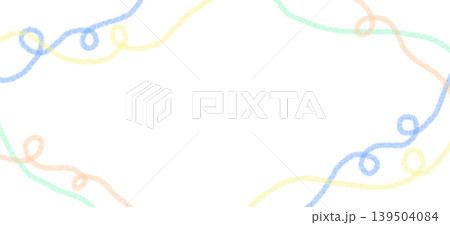 くるくるとカールした線の背景素材イラスト くるくるとカールした線の背景素材イラスト 139504084