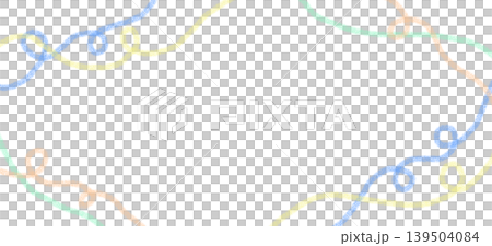 くるくるとカールした線の背景素材イラスト くるくるとカールした線の背景素材イラスト 139504084