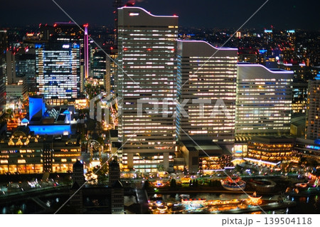 横浜みなとみらい夜景 横浜みなとみらい夜景 139504118