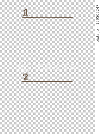 リスト、メモ、ワークシート(レター線なし)テンプレート[1][2] 139505247