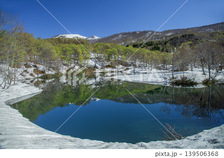 春の月山地蔵沼 139506368
