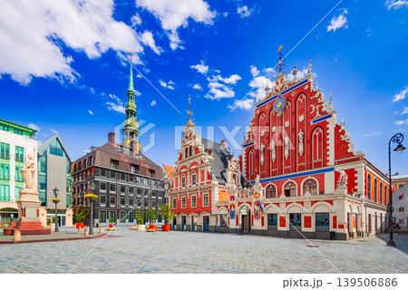 Riga, Latvia. Old Town Hall Square, Baltic Countries. Riga, Latvia. Old Town Hall Square, Baltic Countries. 139506886