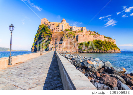 Ischia, Italy. Ponte Aragonese on Phlegraean Islands. Ischia, Italy. Ponte Aragonese on Phlegraean Islands. 139506928