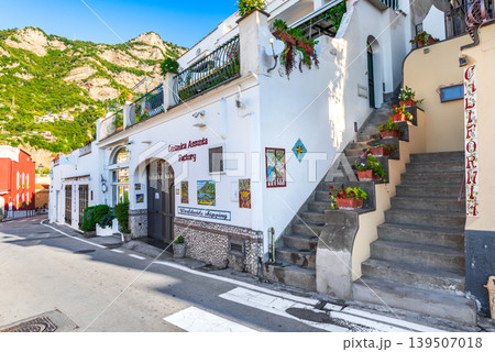 Positano, Italy. Charming colored city on Amalfi Coast, Campania. Positano, Italy. Charming colored city on Amalfi Coast, Campania. 139507018