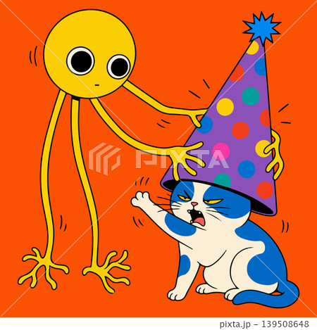 Grumpy Cat with Birthday Hat Grumpy Cat with Birthday Hat 139508648