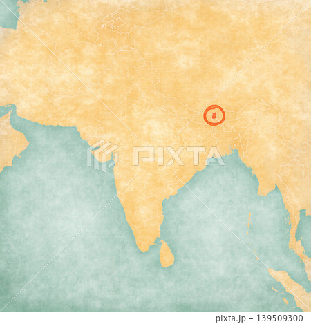 Map of India - Sikkim 139509300