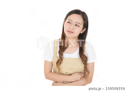 困った表情の女性 困った表情の女性 139509359