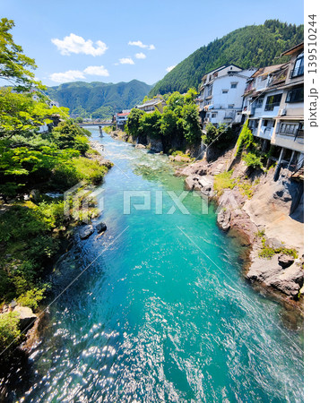 郡上八幡:新橋から見る吉田川 郡上八幡:新橋から見る吉田川 139510244