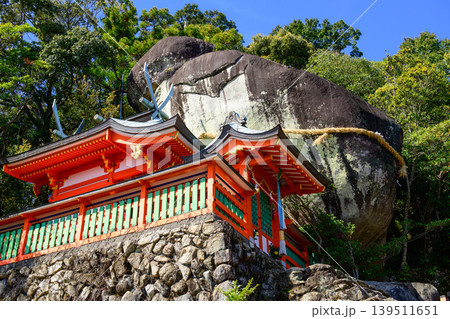 熊野速玉大社元宮　神倉神社の巨岩　和歌山県 139511651
