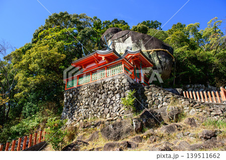 熊野速玉大社元宮 神倉神社の巨岩 和歌山県 熊野速玉大社元宮 神倉神社の巨岩 和歌山県 139511662