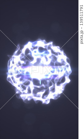 Bright white plasma energy sphere with glowing electric texture, cosmic light burst, and futuristic power concept. Bright white plasma energy sphere with glowing electric texture, cosmic light burst, and futuristic power concept. 139511791