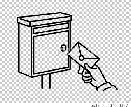 Mailbox (line drawing) Mailbox (line drawing) 139513337