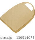 Wooden cutting board hand drawn illustration  139514075