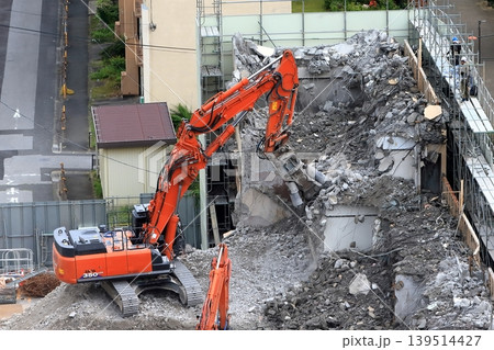 集合住宅の解体工事 イメージ 集合住宅の解体工事 イメージ 139514427
