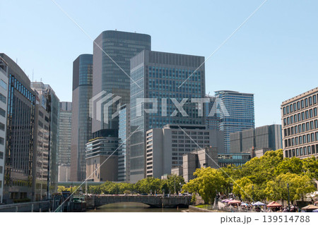 都市のビジネス街と近代建築の景観（大阪 中之島） 139514788